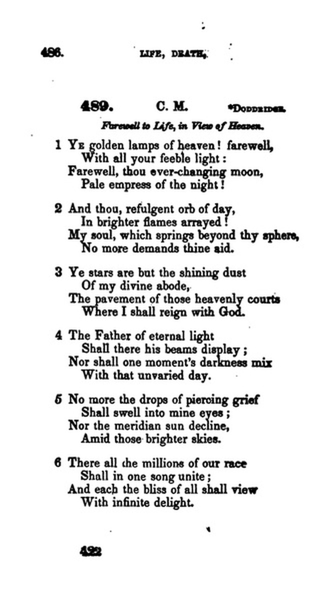 A Collection of Psalms and Hymns for the Use of Universalist Societies and Families 16ed.   page 423