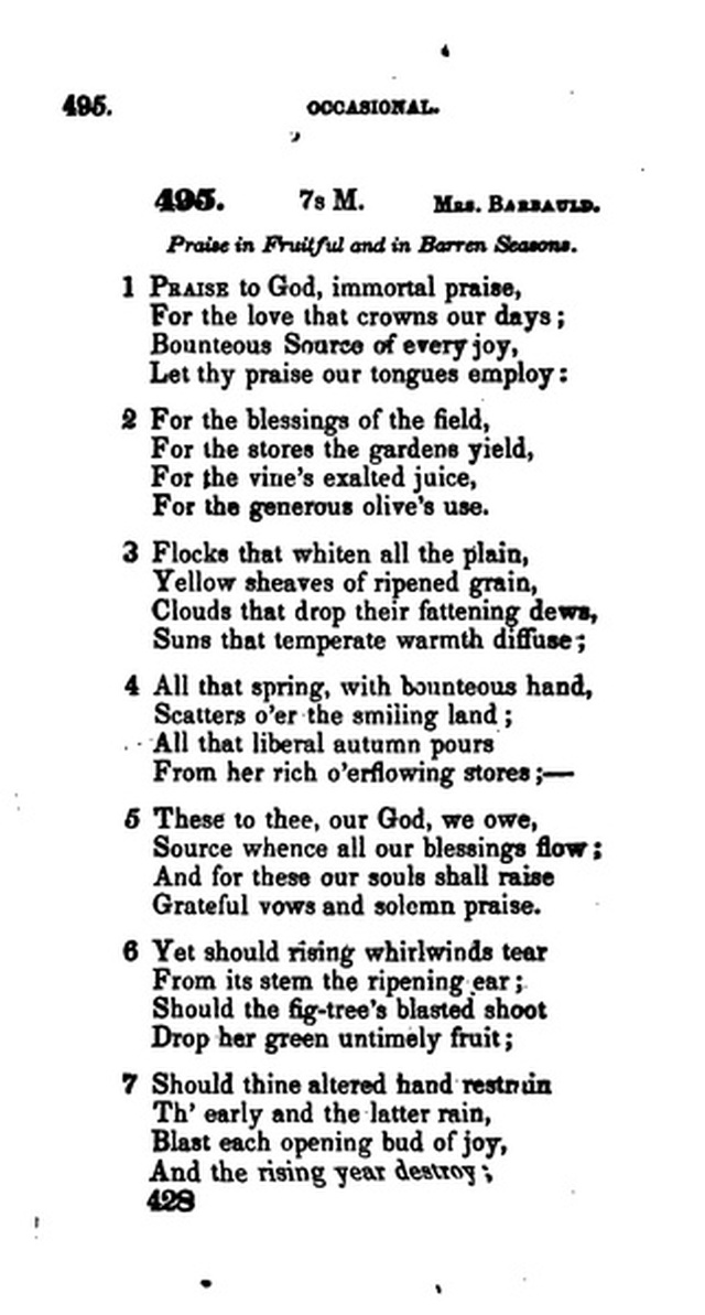 A Collection of Psalms and Hymns for the Use of Universalist Societies and Families 16ed.   page 429