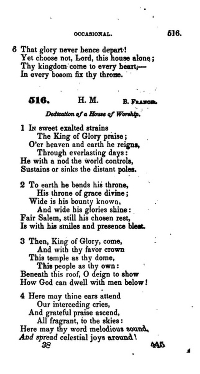 A Collection of Psalms and Hymns for the Use of Universalist Societies and Families 16ed.   page 446