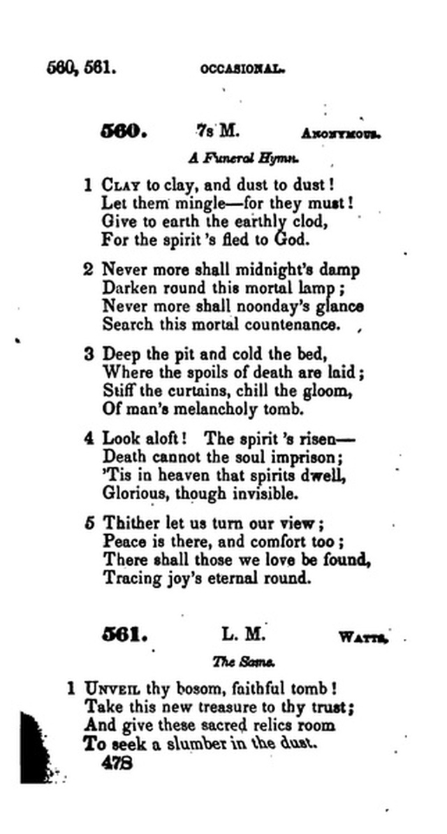 A Collection of Psalms and Hymns for the Use of Universalist Societies and Families 16ed.   page 479