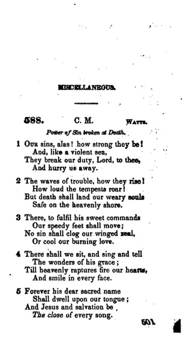 A Collection of Psalms and Hymns for the Use of Universalist Societies and Families 16ed.   page 502