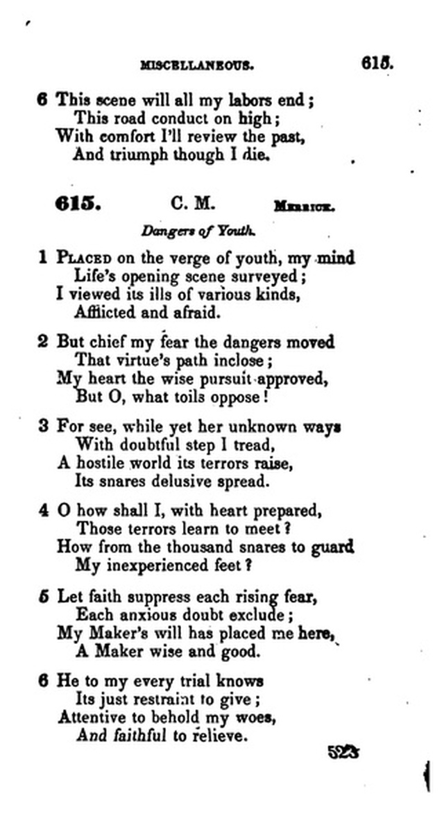 A Collection of Psalms and Hymns for the Use of Universalist Societies and Families 16ed.   page 524