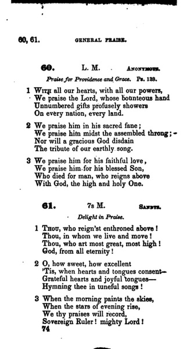 A Collection of Psalms and Hymns for the Use of Universalist Societies and Families 16ed.   page 75