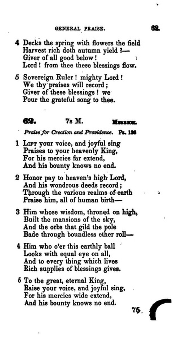 A Collection of Psalms and Hymns for the Use of Universalist Societies and Families 16ed.   page 76