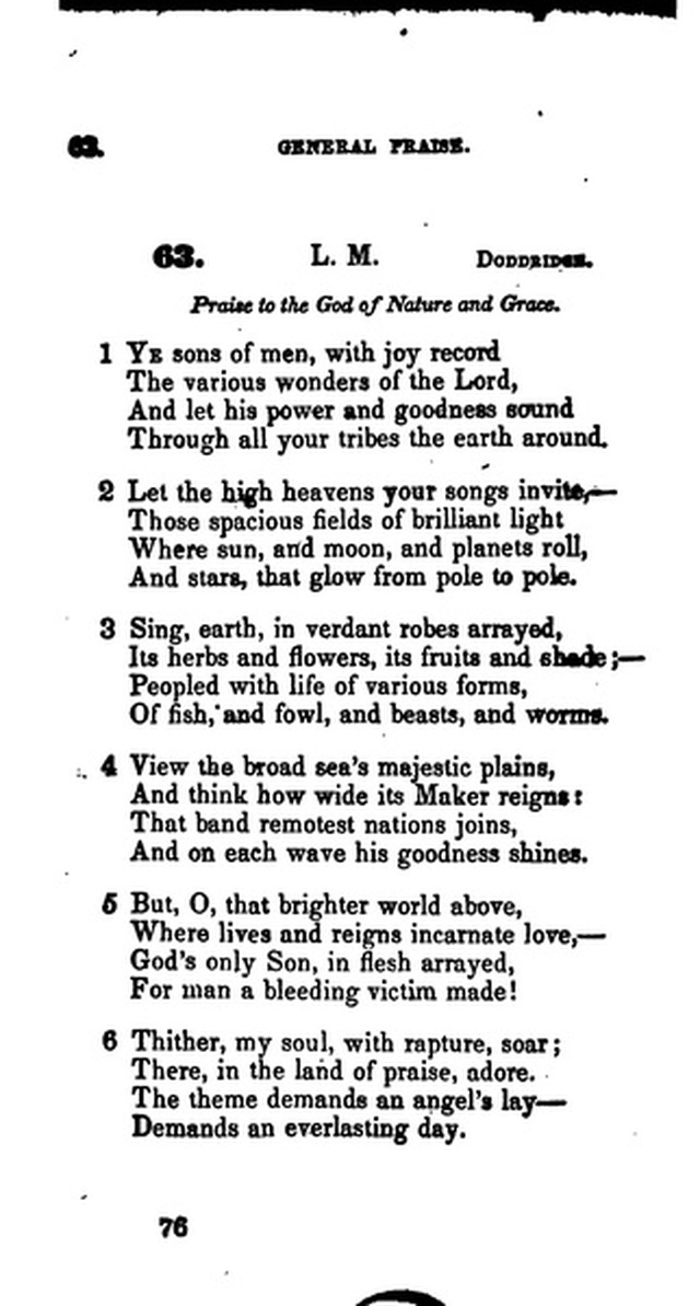 A Collection of Psalms and Hymns for the Use of Universalist Societies and Families 16ed.   page 77