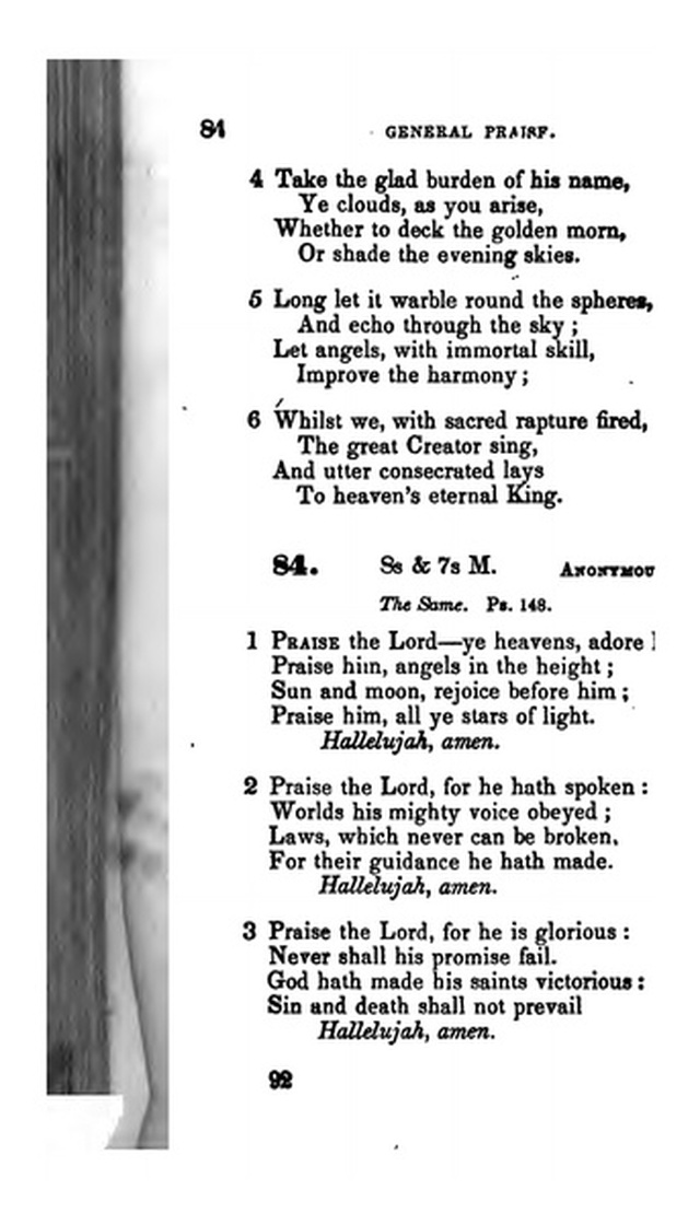 A Collection of Psalms and Hymns for the Use of Universalist Societies and Families 16ed.   page 93