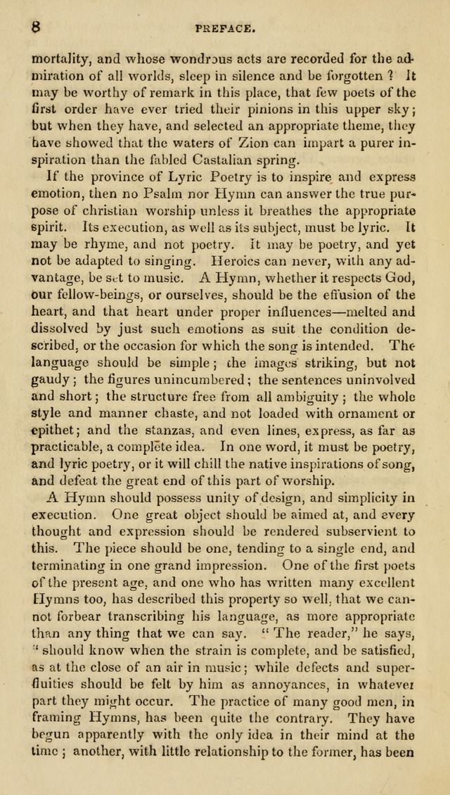 Church Psalmist: or psalms and hymns for the public, social and private use of evangelical Christians (5th ed.) page 10