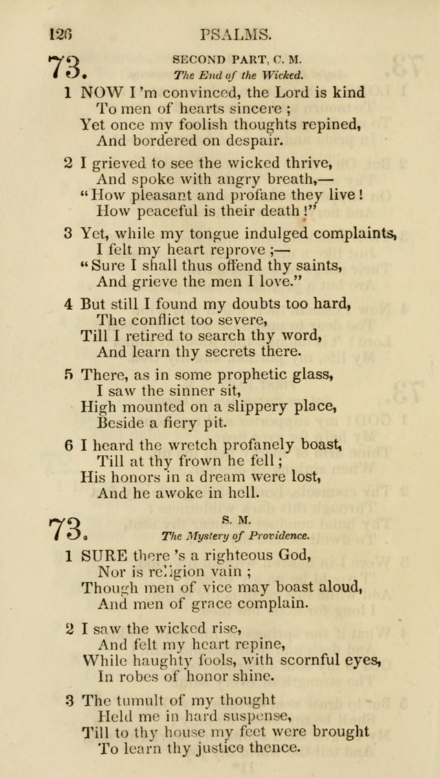 Church Psalmist: or psalms and hymns for the public, social and private use of evangelical Christians (5th ed.) page 128