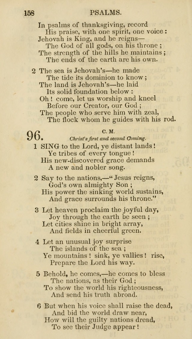 Church Psalmist: or psalms and hymns for the public, social and private use of evangelical Christians (5th ed.) page 160