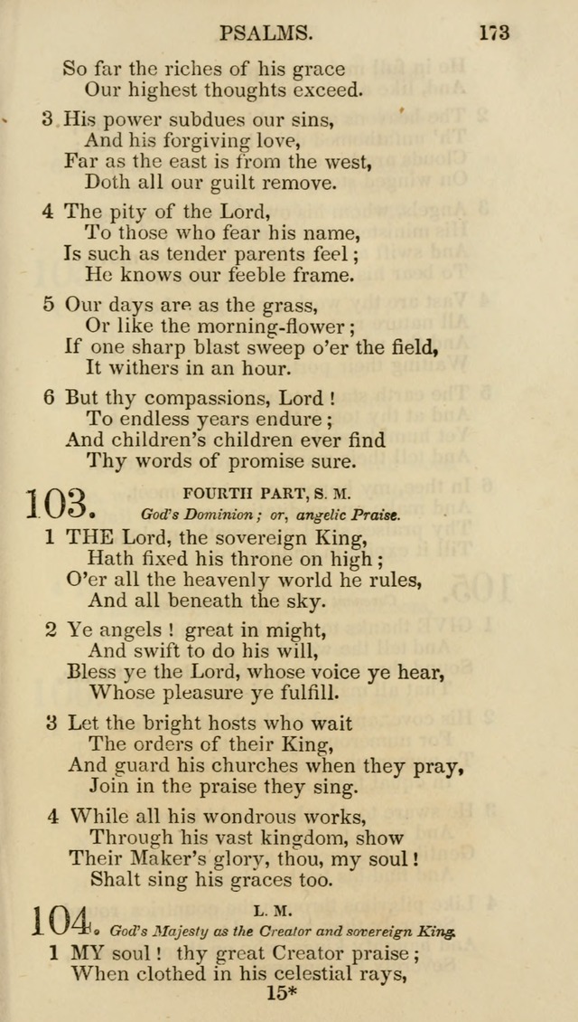 Church Psalmist: or psalms and hymns for the public, social and private use of evangelical Christians (5th ed.) page 175