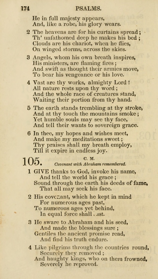 Church Psalmist: or psalms and hymns for the public, social and private use of evangelical Christians (5th ed.) page 176