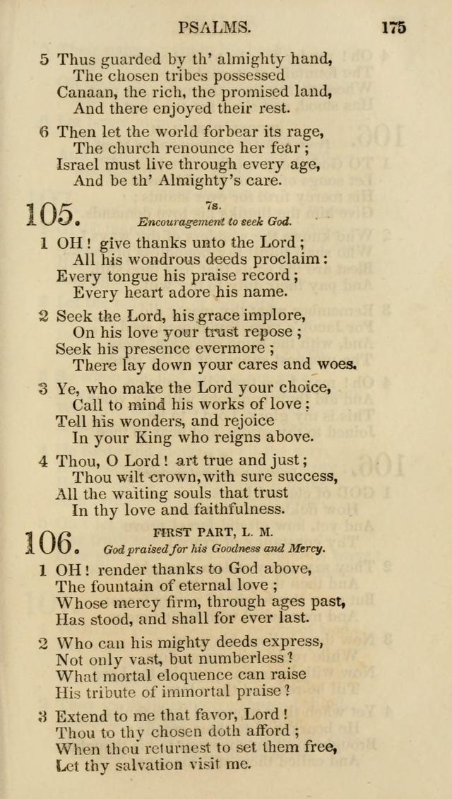 Church Psalmist: or psalms and hymns for the public, social and private use of evangelical Christians (5th ed.) page 177