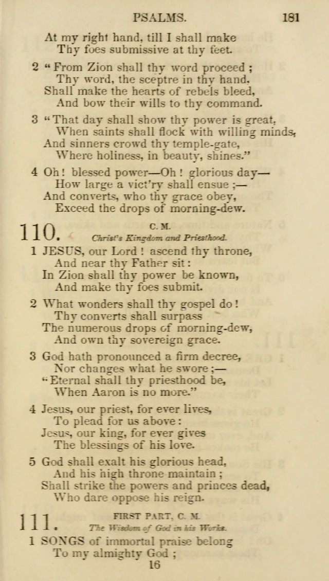 Church Psalmist: or psalms and hymns for the public, social and private use of evangelical Christians (5th ed.) page 183