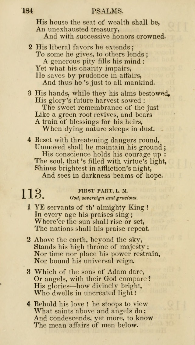 Church Psalmist: or psalms and hymns for the public, social and private use of evangelical Christians (5th ed.) page 186