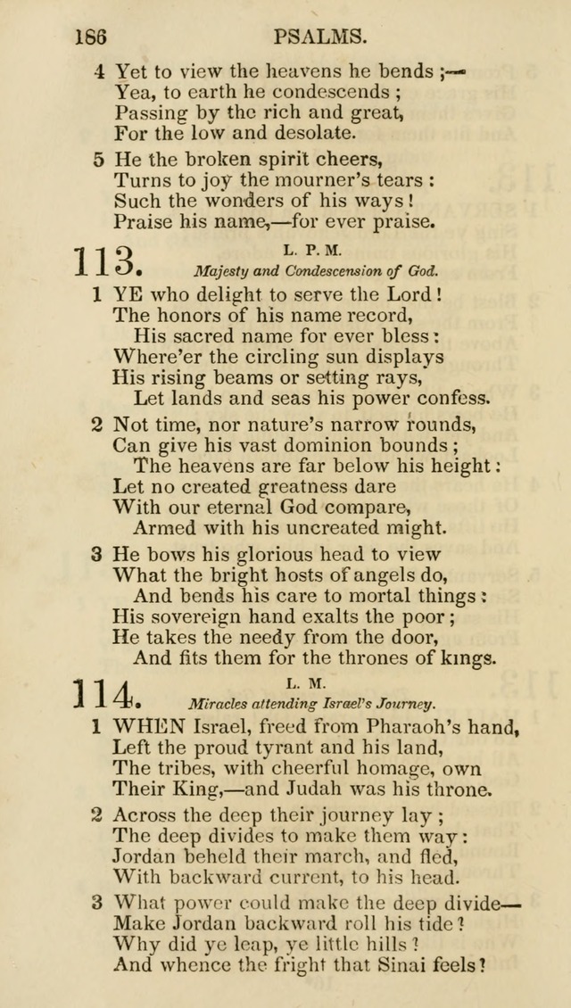 Church Psalmist: or psalms and hymns for the public, social and private use of evangelical Christians (5th ed.) page 188