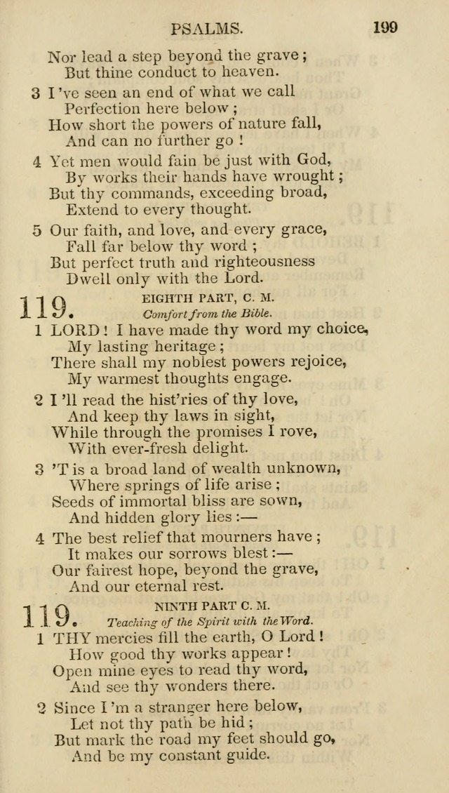 Church Psalmist: or psalms and hymns for the public, social and private use of evangelical Christians (5th ed.) page 201