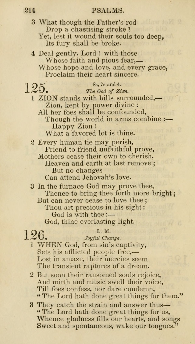 Church Psalmist: or psalms and hymns for the public, social and private use of evangelical Christians (5th ed.) page 216