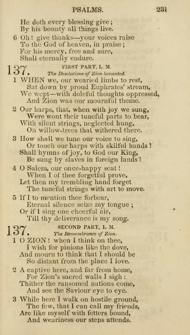 Church Psalmist: or psalms and hymns for the public, social and private use of evangelical Christians (5th ed.) page 233