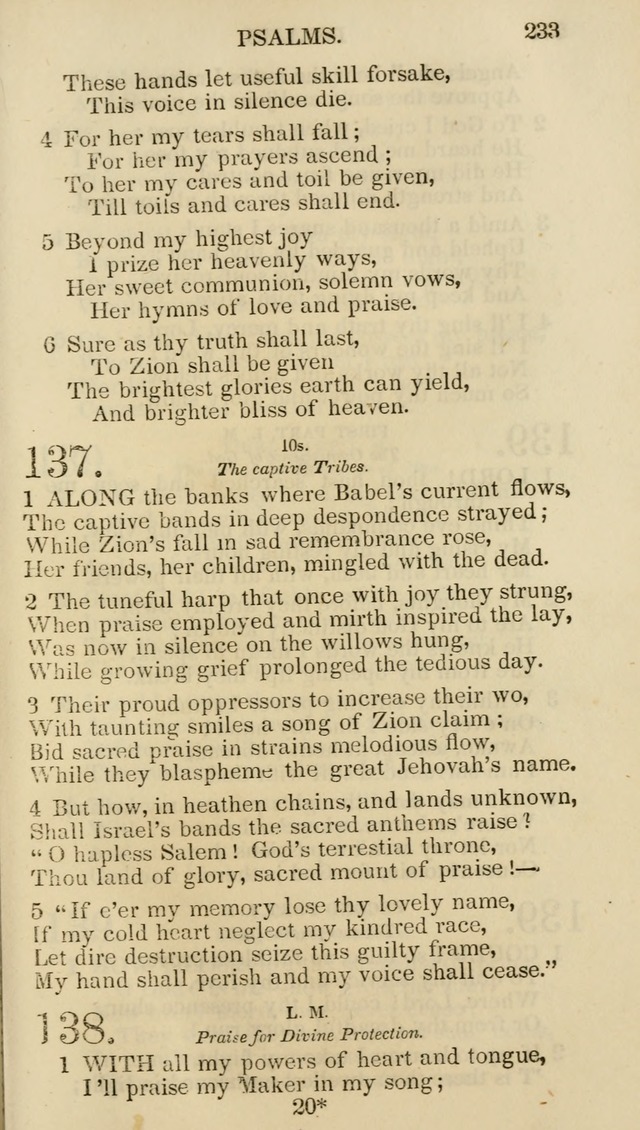 Church Psalmist: or psalms and hymns for the public, social and private use of evangelical Christians (5th ed.) page 235