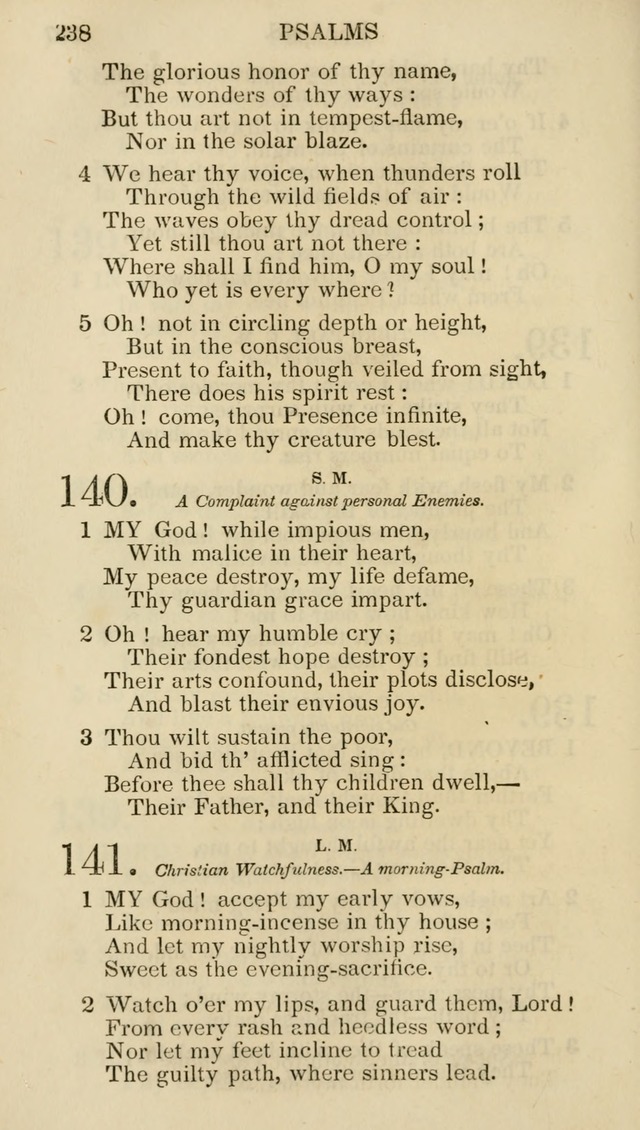 Church Psalmist: or psalms and hymns for the public, social and private use of evangelical Christians (5th ed.) page 240