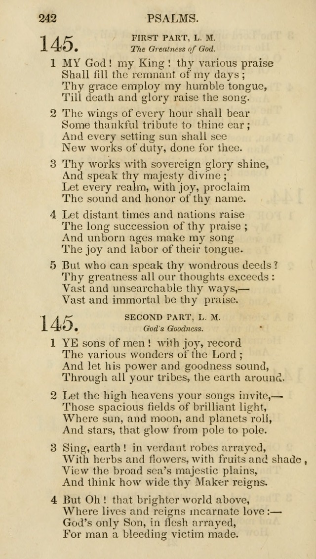 Church Psalmist: or psalms and hymns for the public, social and private use of evangelical Christians (5th ed.) page 244