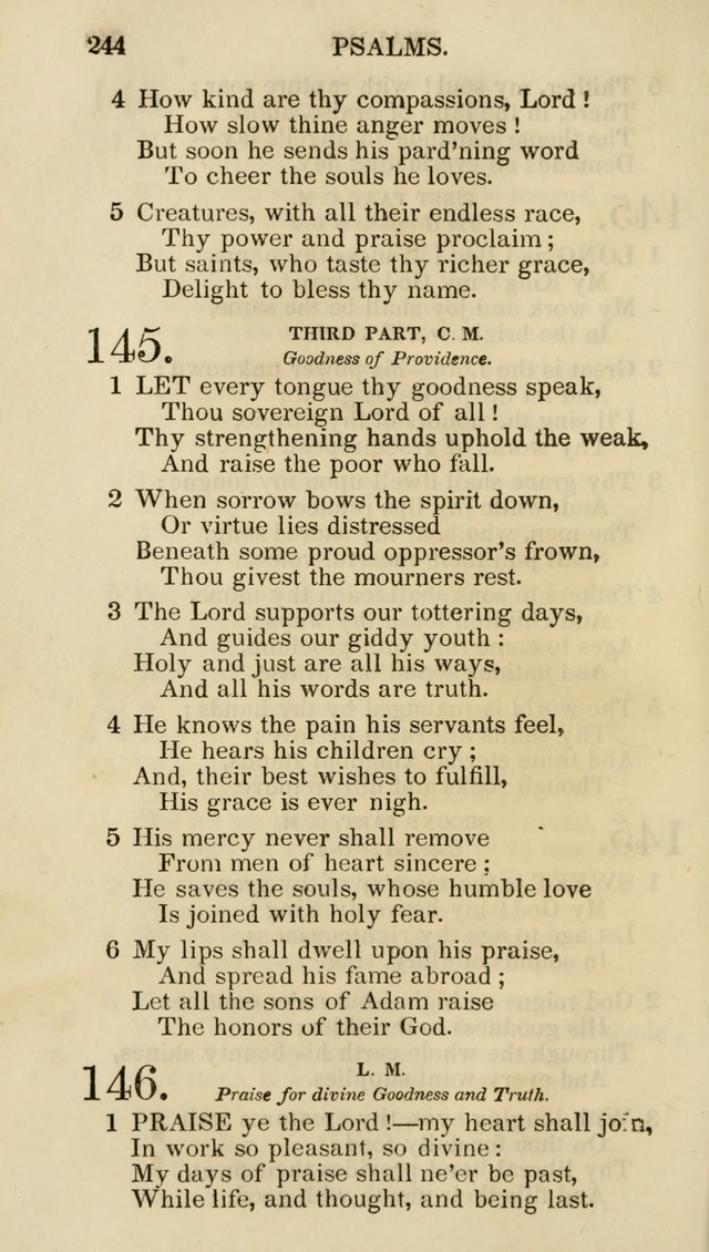 Church Psalmist: or psalms and hymns for the public, social and private use of evangelical Christians (5th ed.) page 246