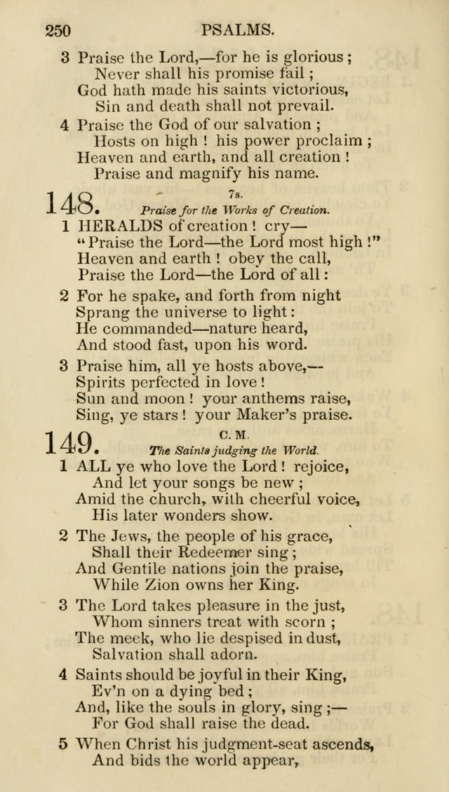 Church Psalmist: or psalms and hymns for the public, social and private use of evangelical Christians (5th ed.) page 252