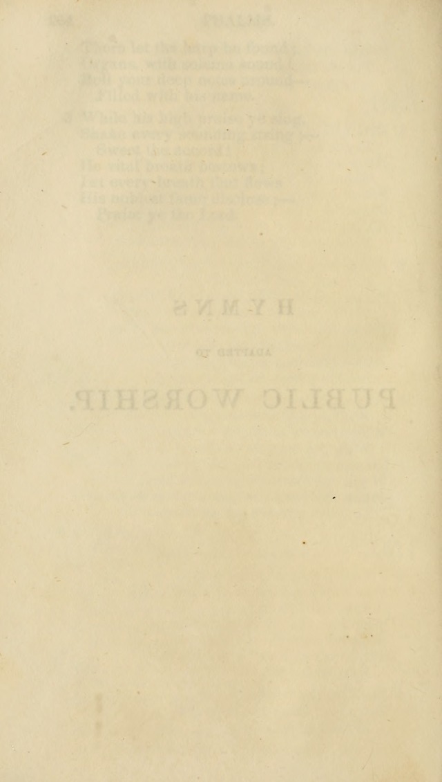 Church Psalmist: or psalms and hymns for the public, social and private use of evangelical Christians (5th ed.) page 258