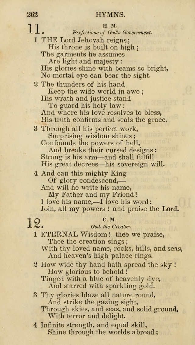 Church Psalmist: or psalms and hymns for the public, social and private use of evangelical Christians (5th ed.) page 264