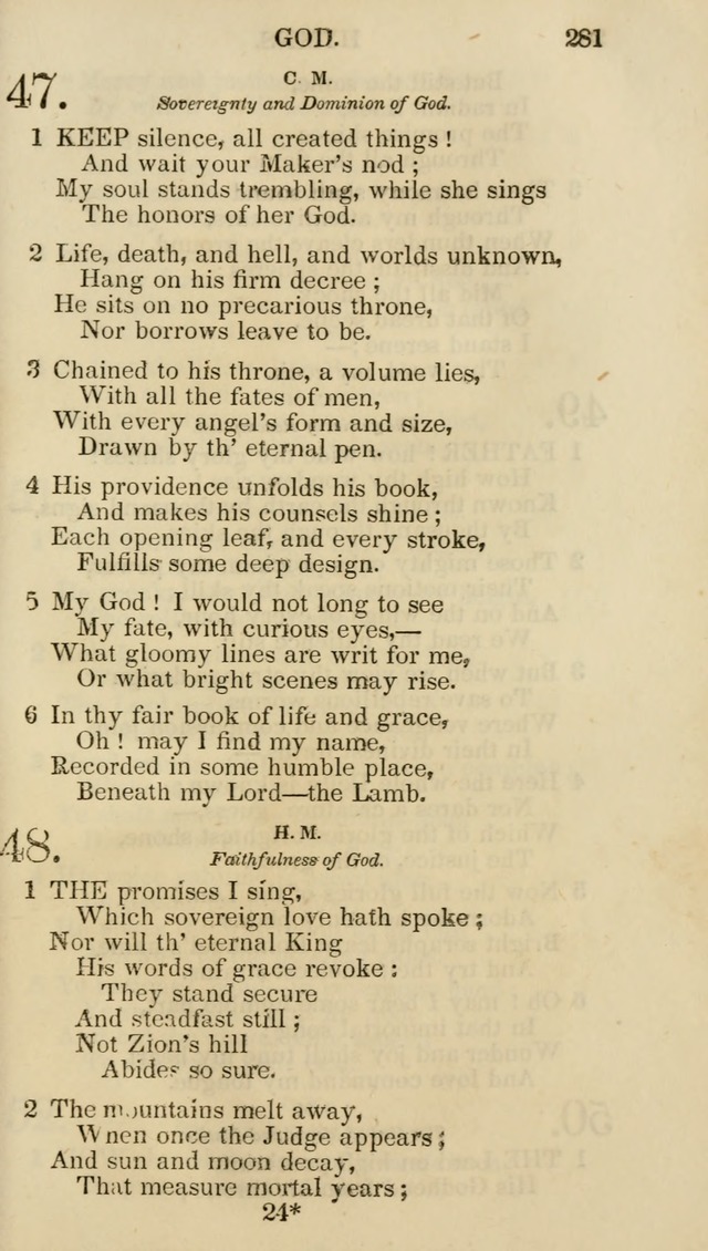 Church Psalmist: or psalms and hymns for the public, social and private use of evangelical Christians (5th ed.) page 283