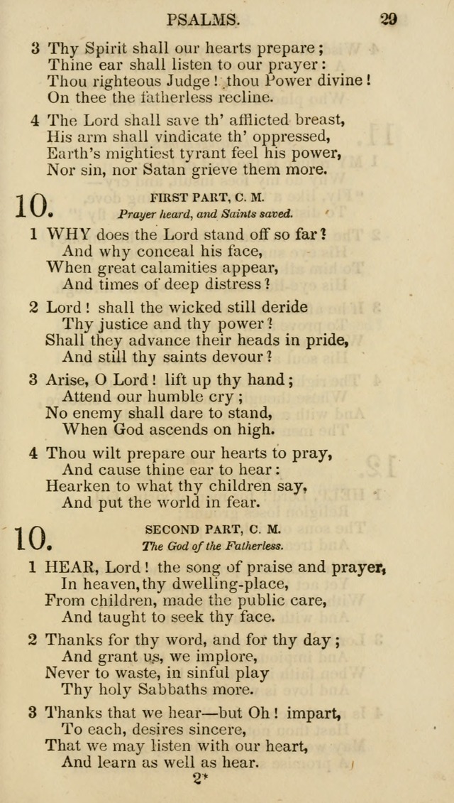 Church Psalmist: or psalms and hymns for the public, social and private use of evangelical Christians (5th ed.) page 31