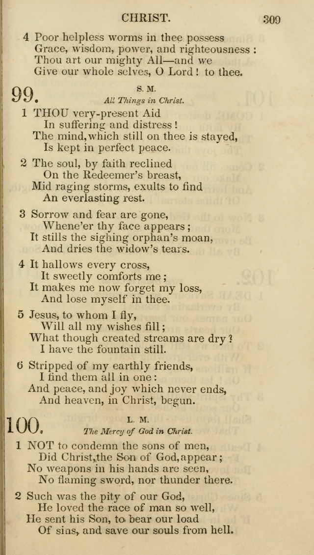 Church Psalmist: or psalms and hymns for the public, social and private use of evangelical Christians (5th ed.) page 311