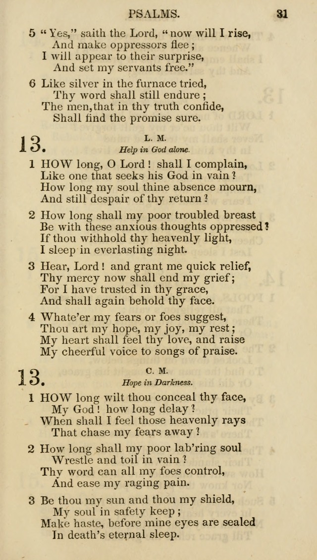 Church Psalmist: or psalms and hymns for the public, social and private use of evangelical Christians (5th ed.) page 33