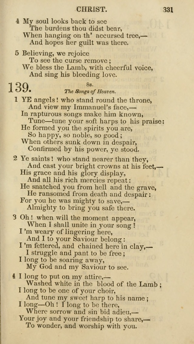 Church Psalmist: or psalms and hymns for the public, social and private use of evangelical Christians (5th ed.) page 333