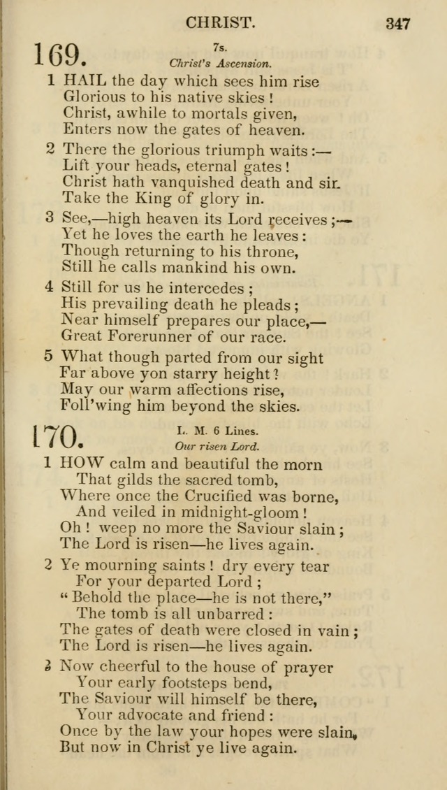 Church Psalmist: or psalms and hymns for the public, social and private use of evangelical Christians (5th ed.) page 349