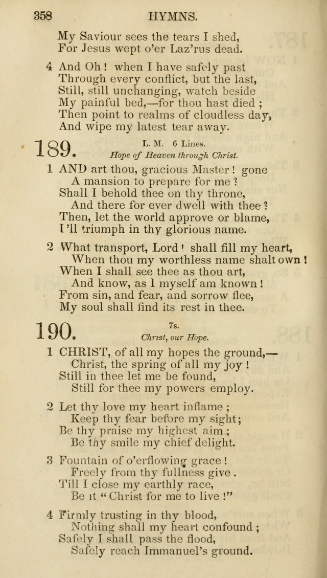 Church Psalmist: or psalms and hymns for the public, social and private use of evangelical Christians (5th ed.) page 360