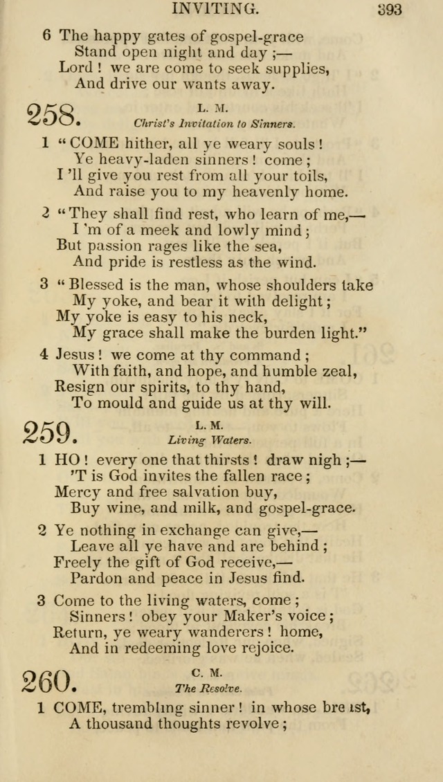 Church Psalmist: or psalms and hymns for the public, social and private use of evangelical Christians (5th ed.) page 395