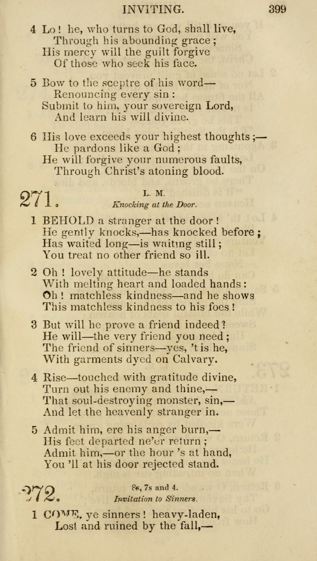 Church Psalmist: or psalms and hymns for the public, social and private use of evangelical Christians (5th ed.) page 401