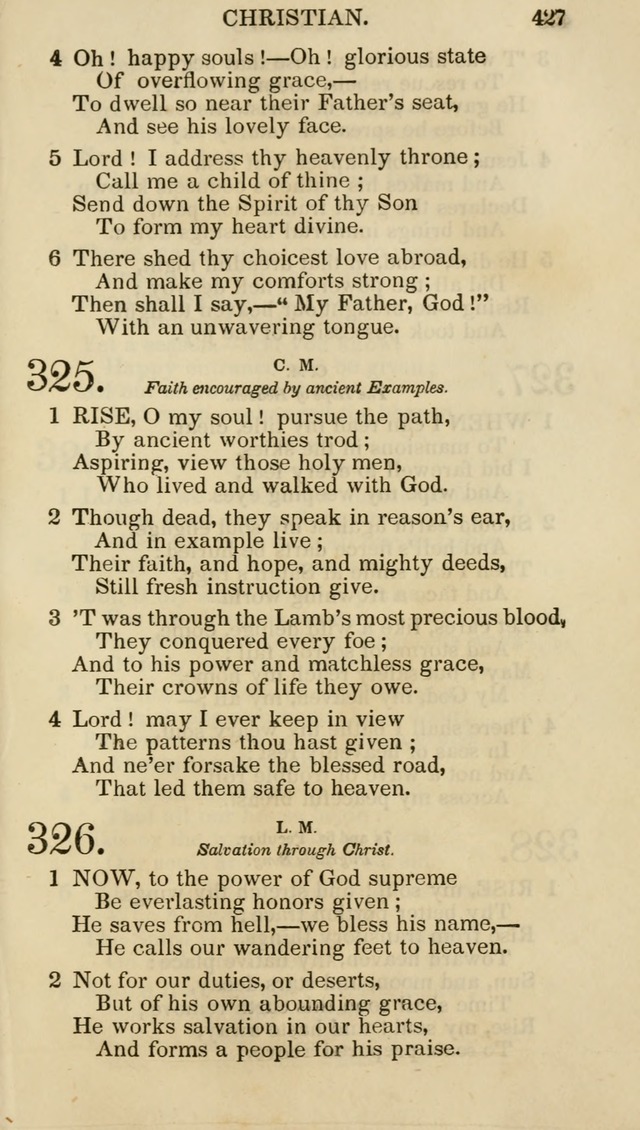 Church Psalmist: or psalms and hymns for the public, social and private use of evangelical Christians (5th ed.) page 429