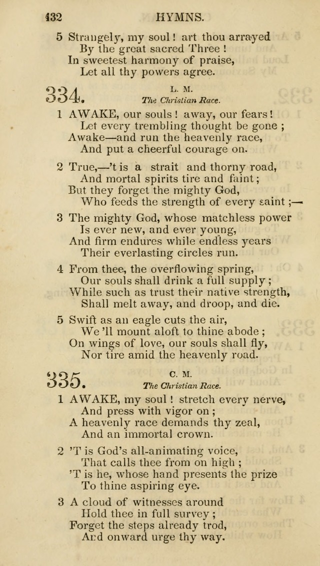 Church Psalmist: or psalms and hymns for the public, social and private use of evangelical Christians (5th ed.) page 434