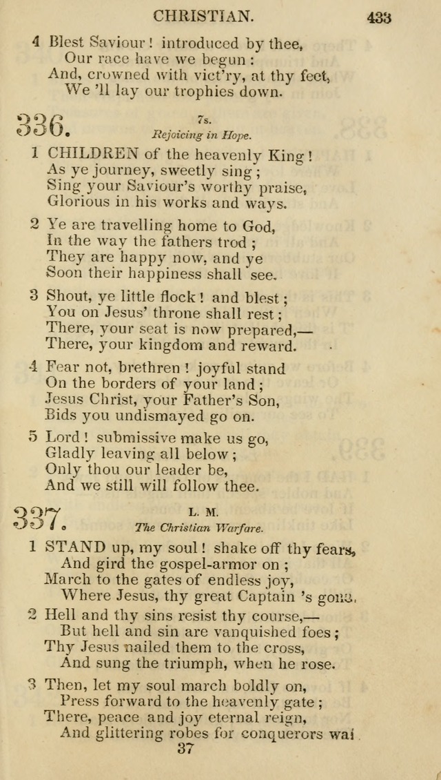 Church Psalmist: or psalms and hymns for the public, social and private use of evangelical Christians (5th ed.) page 435