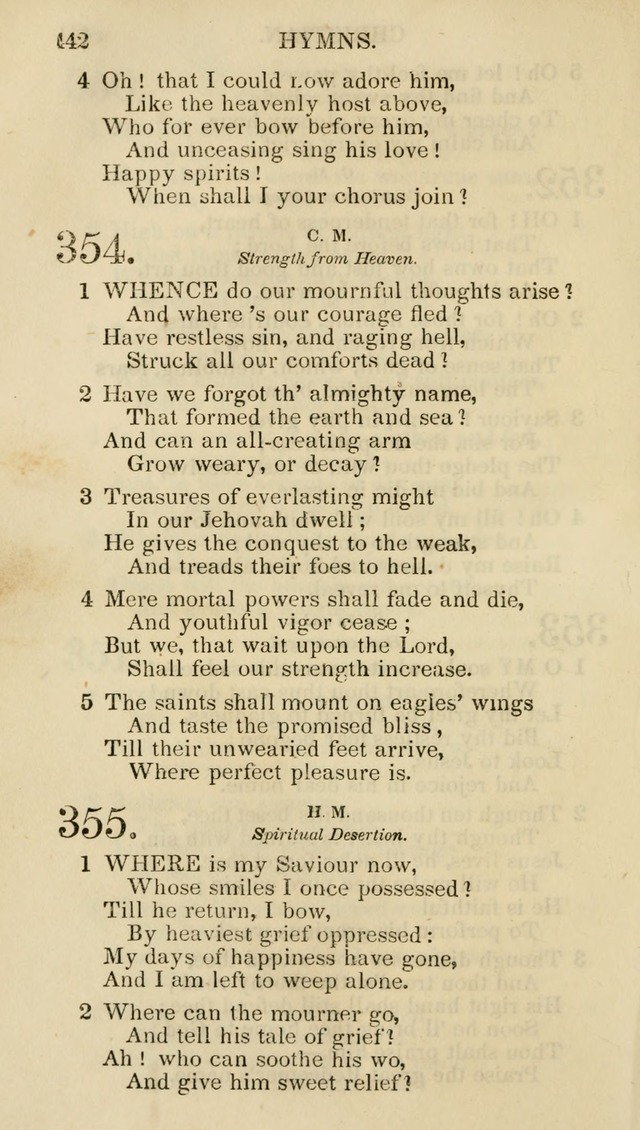 Church Psalmist: or psalms and hymns for the public, social and private use of evangelical Christians (5th ed.) page 444