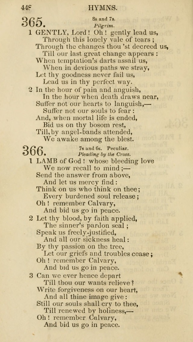 Church Psalmist: or psalms and hymns for the public, social and private use of evangelical Christians (5th ed.) page 450