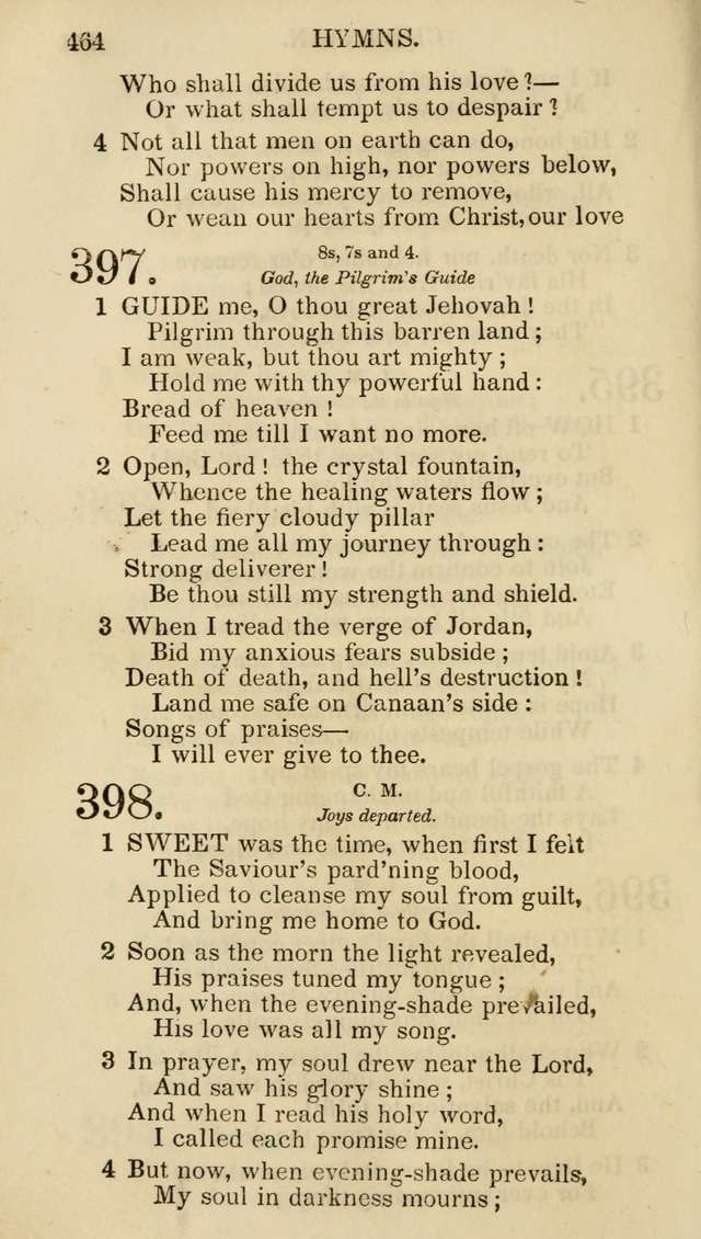 Church Psalmist: or psalms and hymns for the public, social and private use of evangelical Christians (5th ed.) page 466