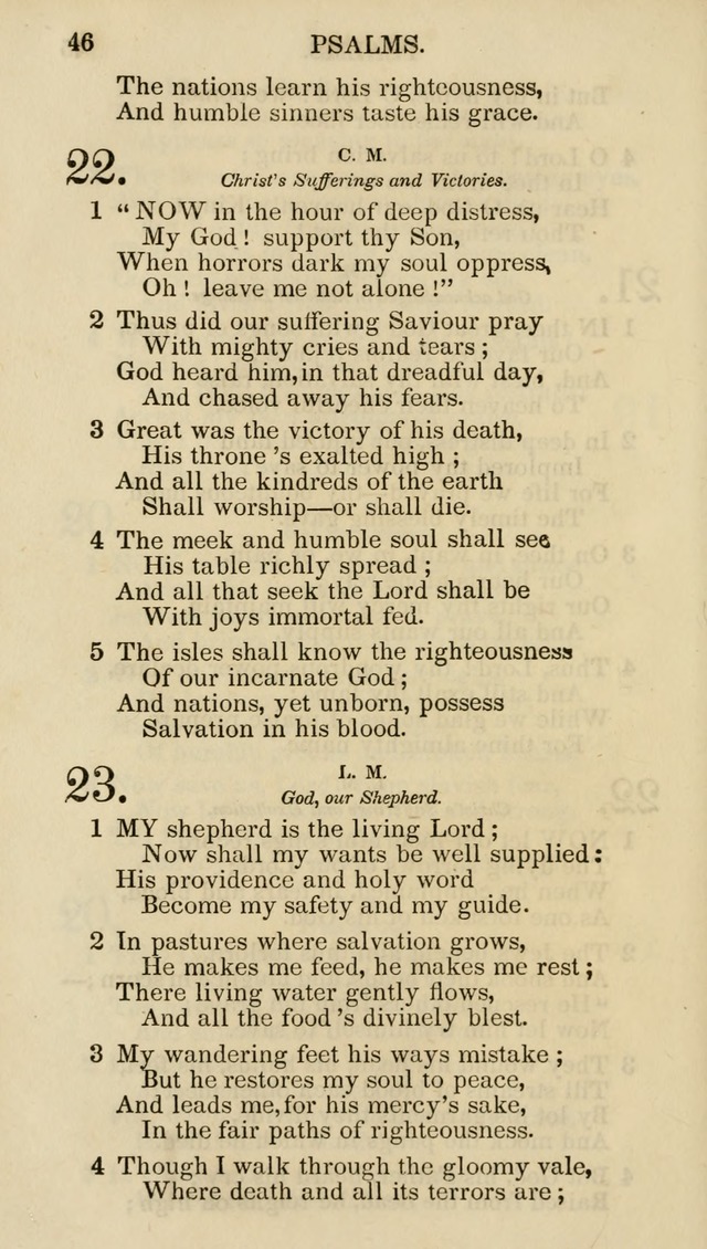 Church Psalmist: or psalms and hymns for the public, social and private use of evangelical Christians (5th ed.) page 48