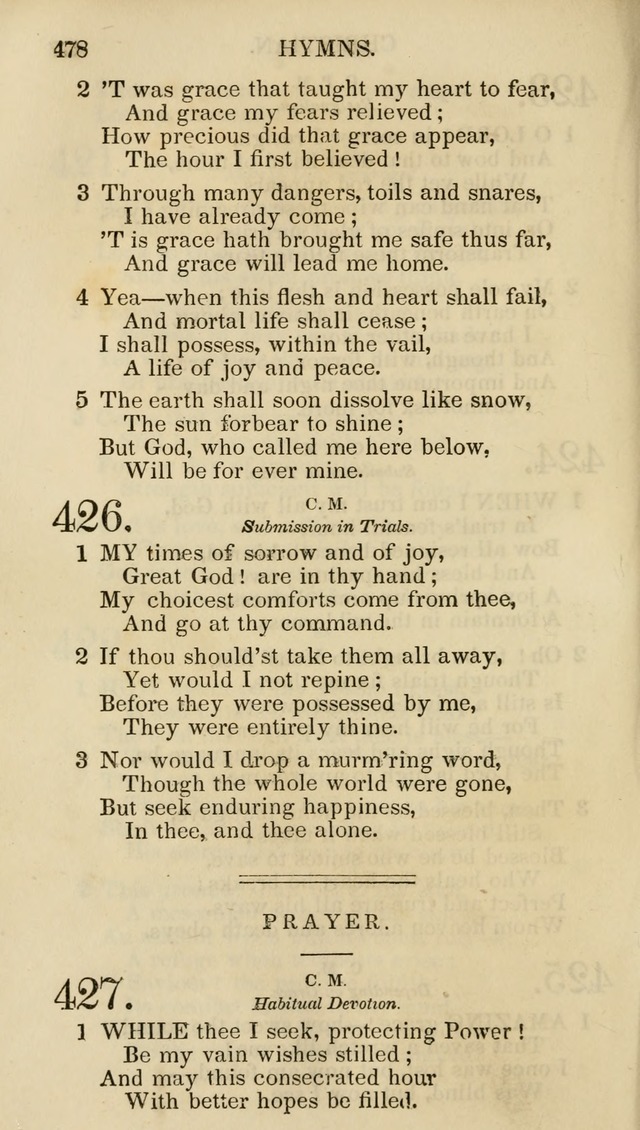 Church Psalmist: or psalms and hymns for the public, social and private use of evangelical Christians (5th ed.) page 480