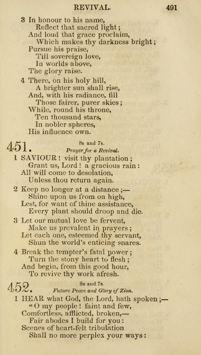 Church Psalmist: or psalms and hymns for the public, social and private use of evangelical Christians (5th ed.) page 493