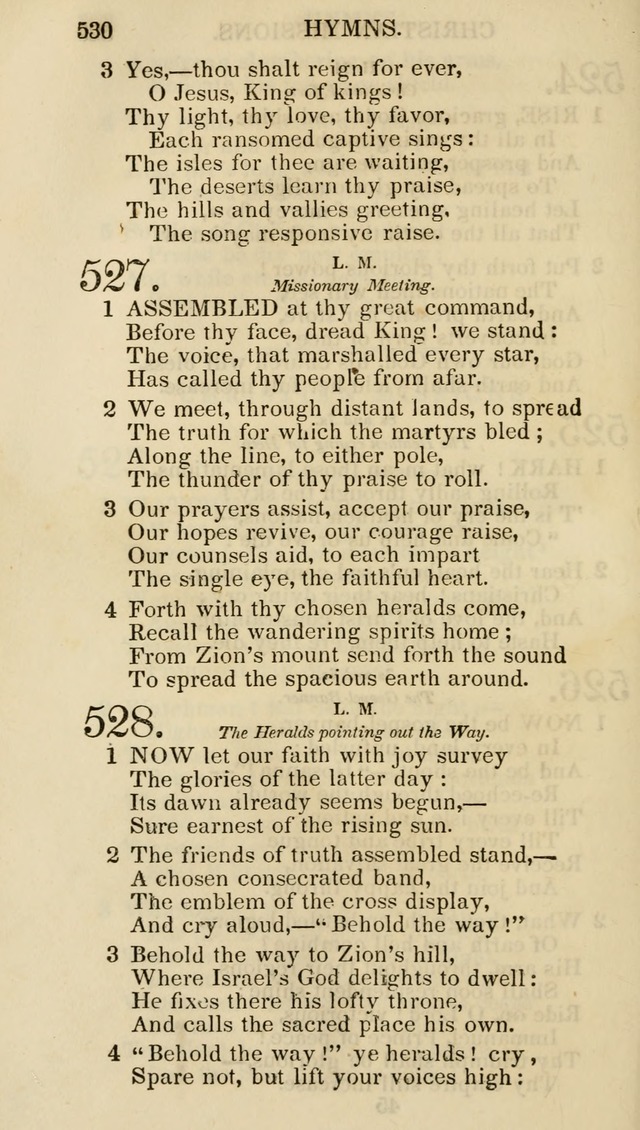 Church Psalmist: or psalms and hymns for the public, social and private use of evangelical Christians (5th ed.) page 532