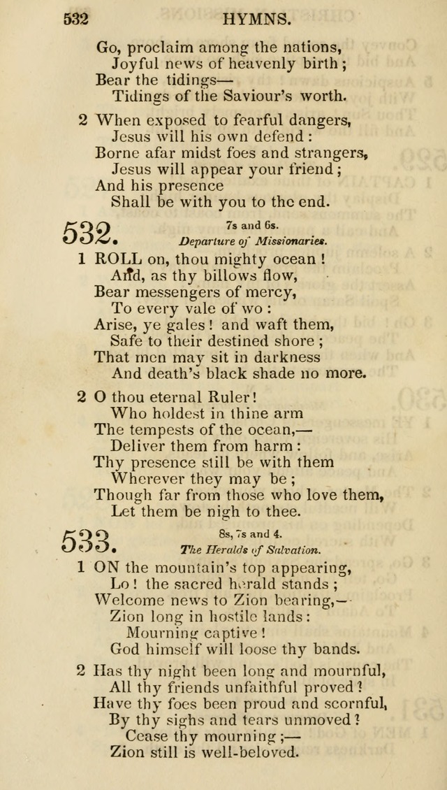 Church Psalmist: or psalms and hymns for the public, social and private use of evangelical Christians (5th ed.) page 534