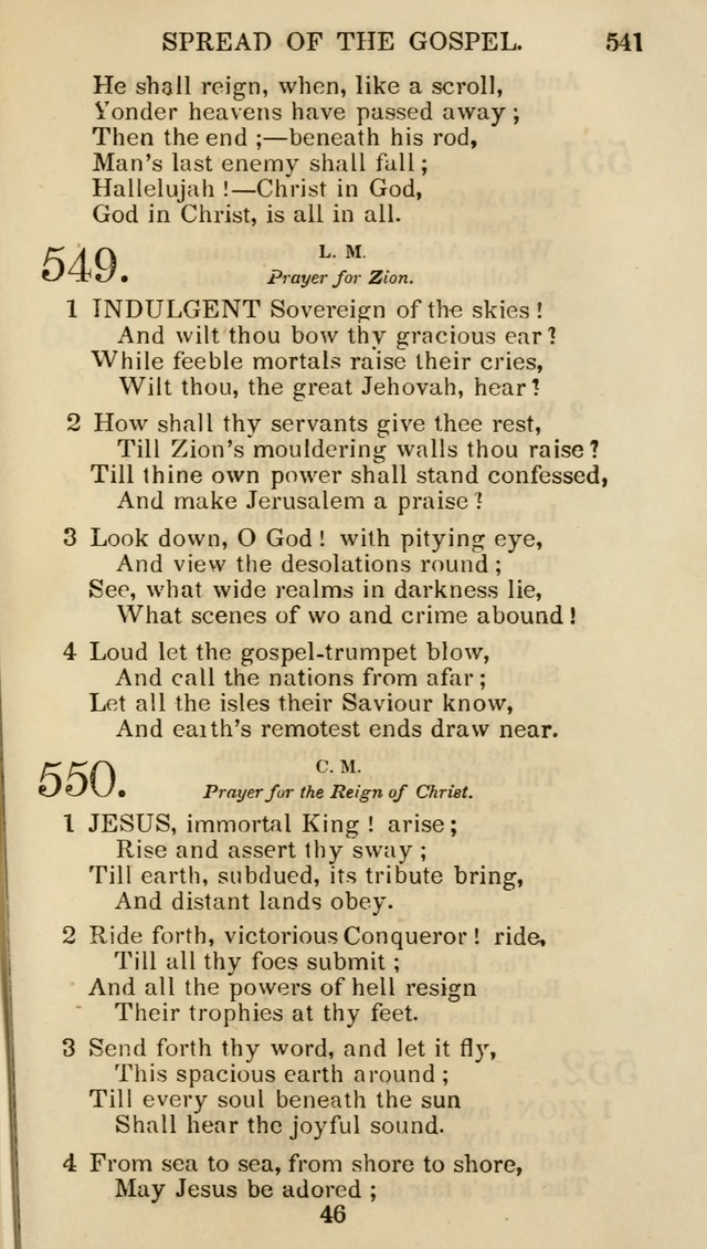 Church Psalmist: or psalms and hymns for the public, social and private use of evangelical Christians (5th ed.) page 543